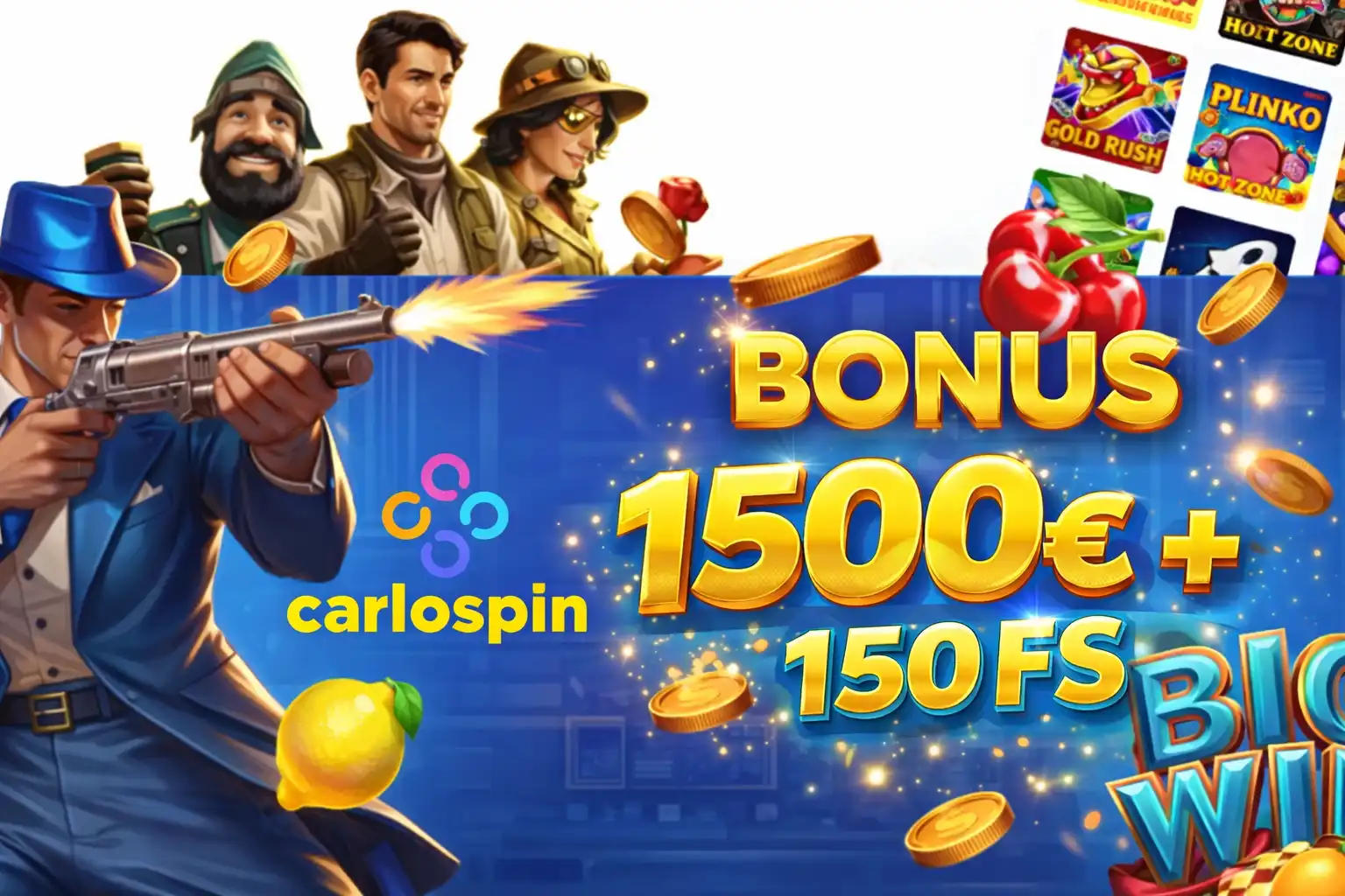 Welkomstbonus: €1500 + 150 Free Spins